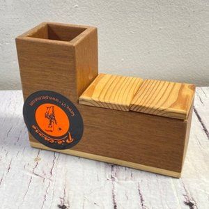 vintage Spoon and Fork holder, Kitchen Box, Spice Box, Wooden Spice Box, Three i